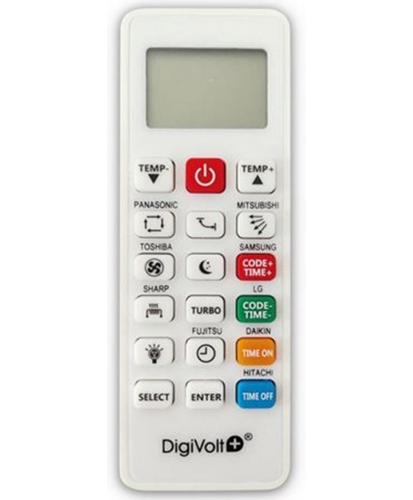 MANDO A DISTANCIA UNIVERSAL AIRE ACONDICIONADO DigiVolt - dlplus